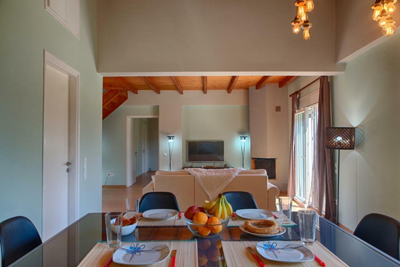 Modern Eco Friendly Villa Close To Town Pelekas Dış mekan fotoğraf